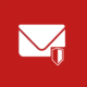 E-Mail-Sicherheit mit DMARC Brief mit Schutzschild