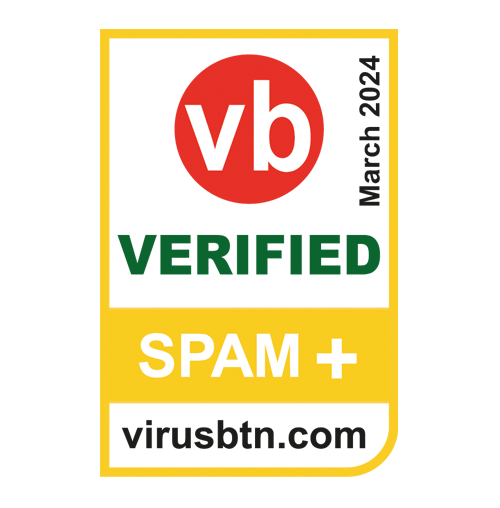 Virus Bulletin Spam Award