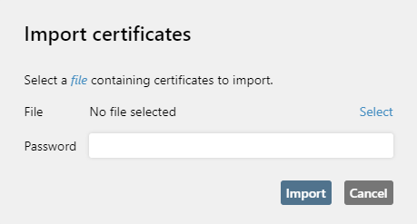 NoSpamProxy Cloud Update January 2023 Manual certificate import