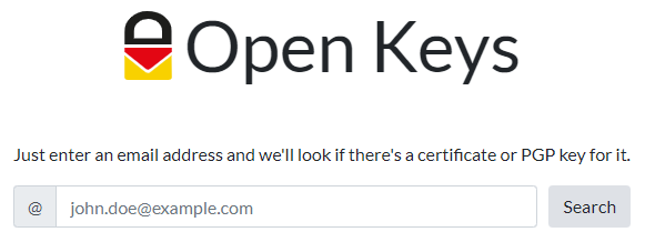 Open Keys